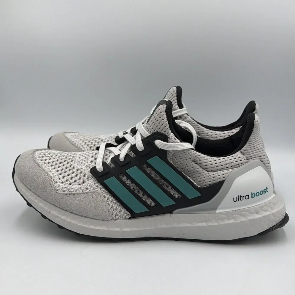Adidas UltraBoost 1.0 Crystal White Pure Teal Grey Two JQ0823 Men’s Size 8